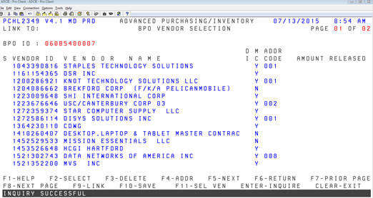 BPO Vendor Selection